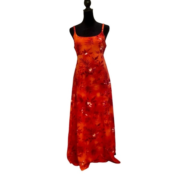 Dress Barn Dresses & Skirts - Vintage Dress Barn Tropical Maxi Dress Size 10​​​